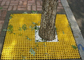 Plancher en plastique moulé de fibre de verre râpant pour l'approbation de GV de couleur de jaune d'arbre fournisseur
