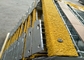 Bandes de roulement d'escalier T6 discordantes en acier avec de l'acier à faible teneur en carbone de flair antidérapant jaune fournisseur