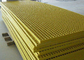 Plancher en plastique Dimeensions adapté aux besoins du client par grille d'anti de glissement couleur de jaune fournisseur
