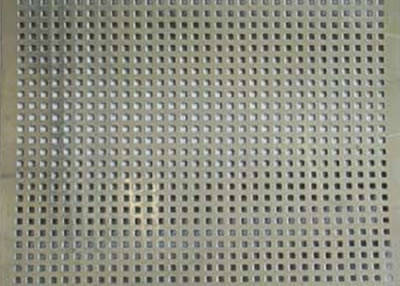 Chine Plaque d'acier inoxydable perforée de perforation rectangulaire, feuille perforée de maille de la longueur 1m fournisseur