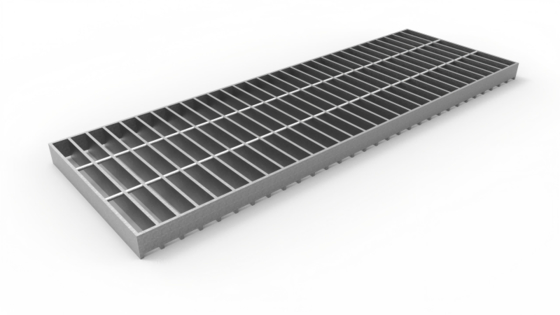 Matériaux de construction Barres galvanisées métalliques d'acier Grille avec pinces de fixation pour les projets municipaux