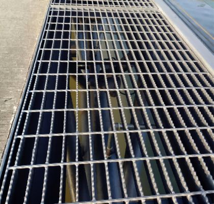 Plancher de caillebotis en acier galvanisé à chaud robuste