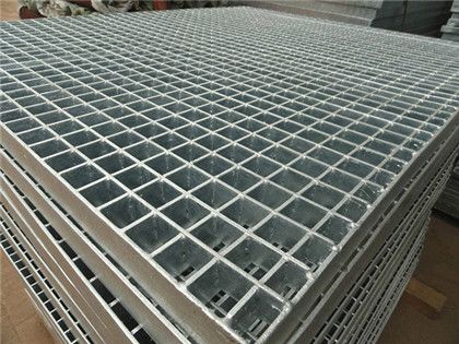 Poids de la grille de plancher de barres d'acier galvanisées DIP chaud à forte charge