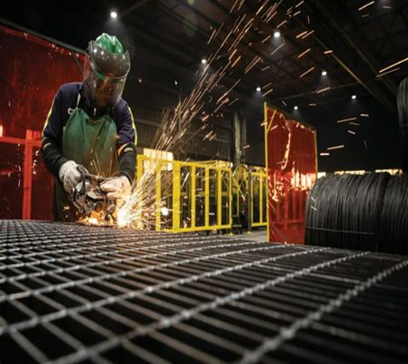 Plateforme de grille en acier galvanisé résistant à la rouille