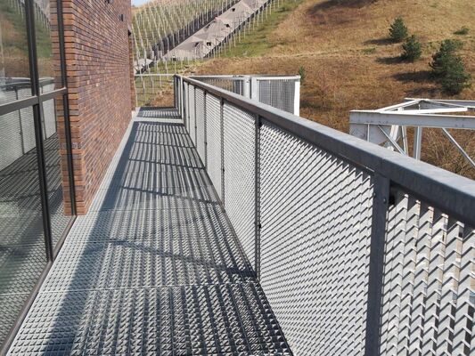 19W4 Barres de grille en acier d'aluminium pour les passerelles et les plates-formes de passerelles lourdes