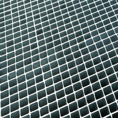 Grille en acier soudé galvanisé à surface dentelée pour passerelles de plateforme