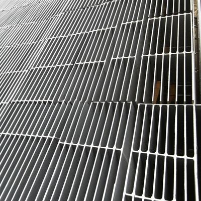 Grille en acier galvanisé à chaud robuste, grille de caillebotis au prix d'usine