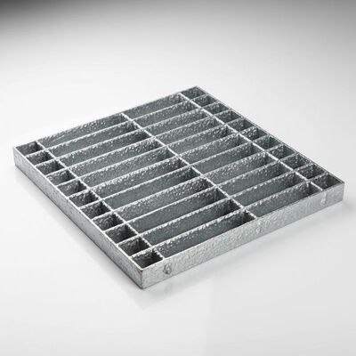 Hot DIP Galvanized Steel Grating with Serrated Style and Plain Bar for Industrial Platforms