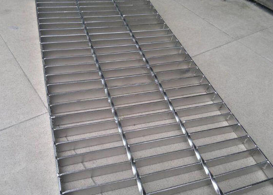 Grille inoxydable durable de barre d'acier, grille en acier de passerelle de décapage à l'acide