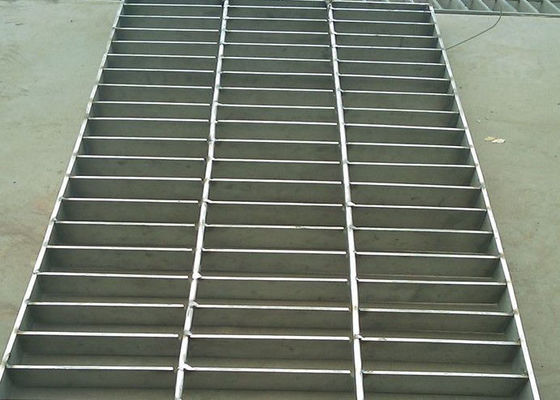 Grille en acier résistante d'acier inoxydable, grille ronde de plancher de solides solubles de la barre 25 x 5