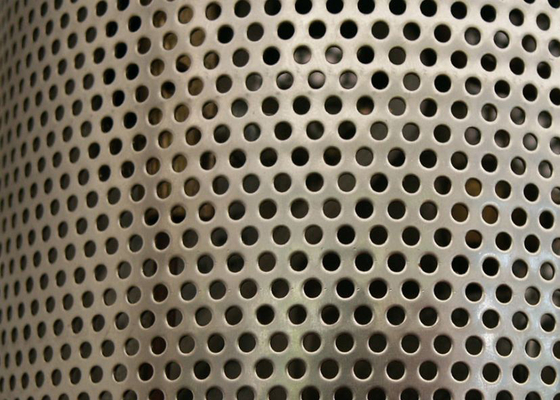 Trou rond perforé de l'approbation 2mm de la maille galvanisé par ruban ISO9001 en métal
