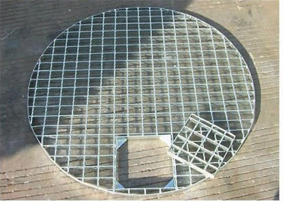 Couvertures de grille de drain d'allée d'acier doux, grilles durables de drainage d'allée en métal