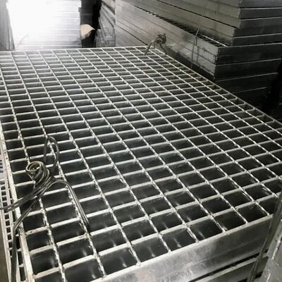 Grille en acier galvanisé avec dents lisses pour matériaux de construction industriels et commerciaux