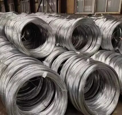 Fil de fer galvanisé trempé à chaud avec revêtement en zinc de 40 à 240 g/m2 et acier à faible teneur en carbone en BWG 8-BWG 22 tailles